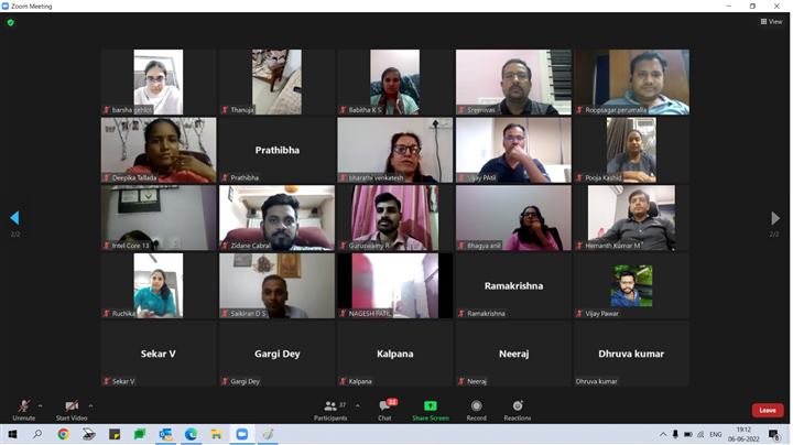 Online HR certification batch participants