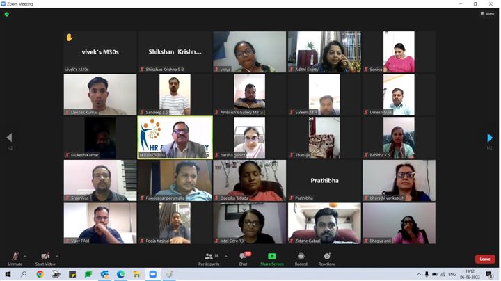 Virtual HR IR and labour laws course session