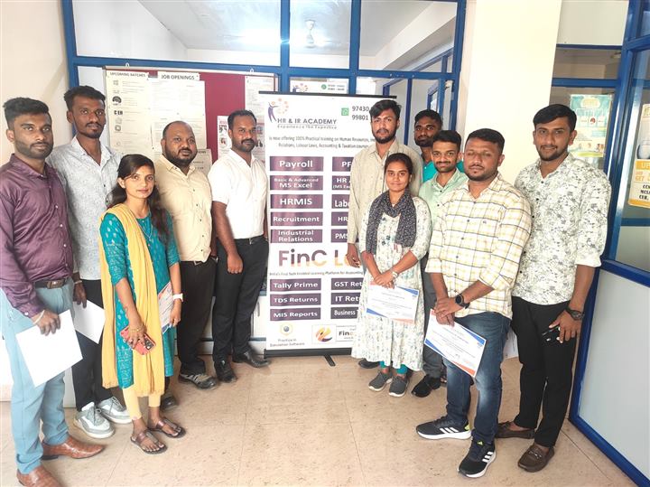 HR IR Academy learners receiving certificates
